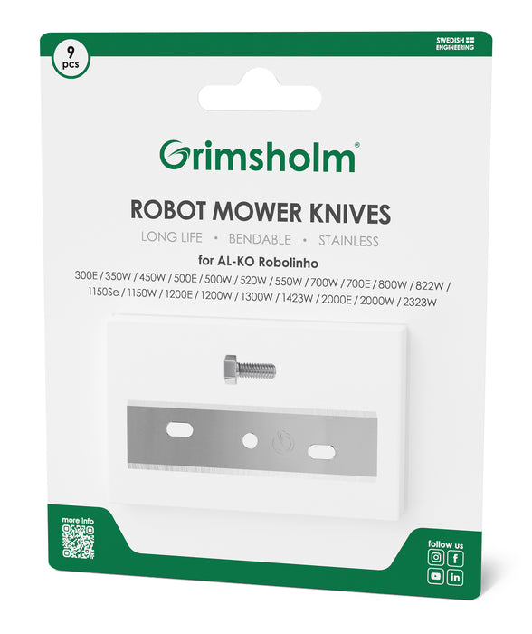 Knivar till AL-KO Robolinho (E-modeller), 9-pack – produktbild 1