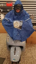 Rain poncho for moped / motorcycle