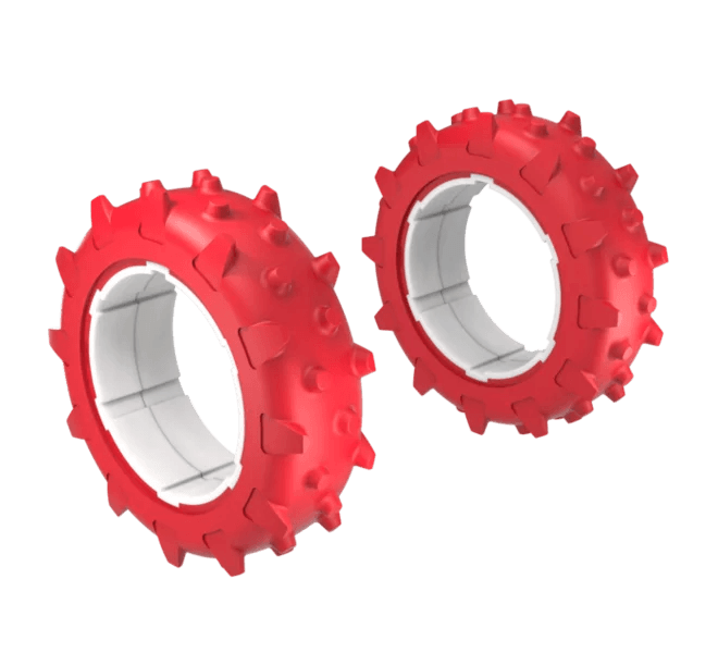 Kress spike wheels for KR133E, KR136E, KR233E, and KR236E.