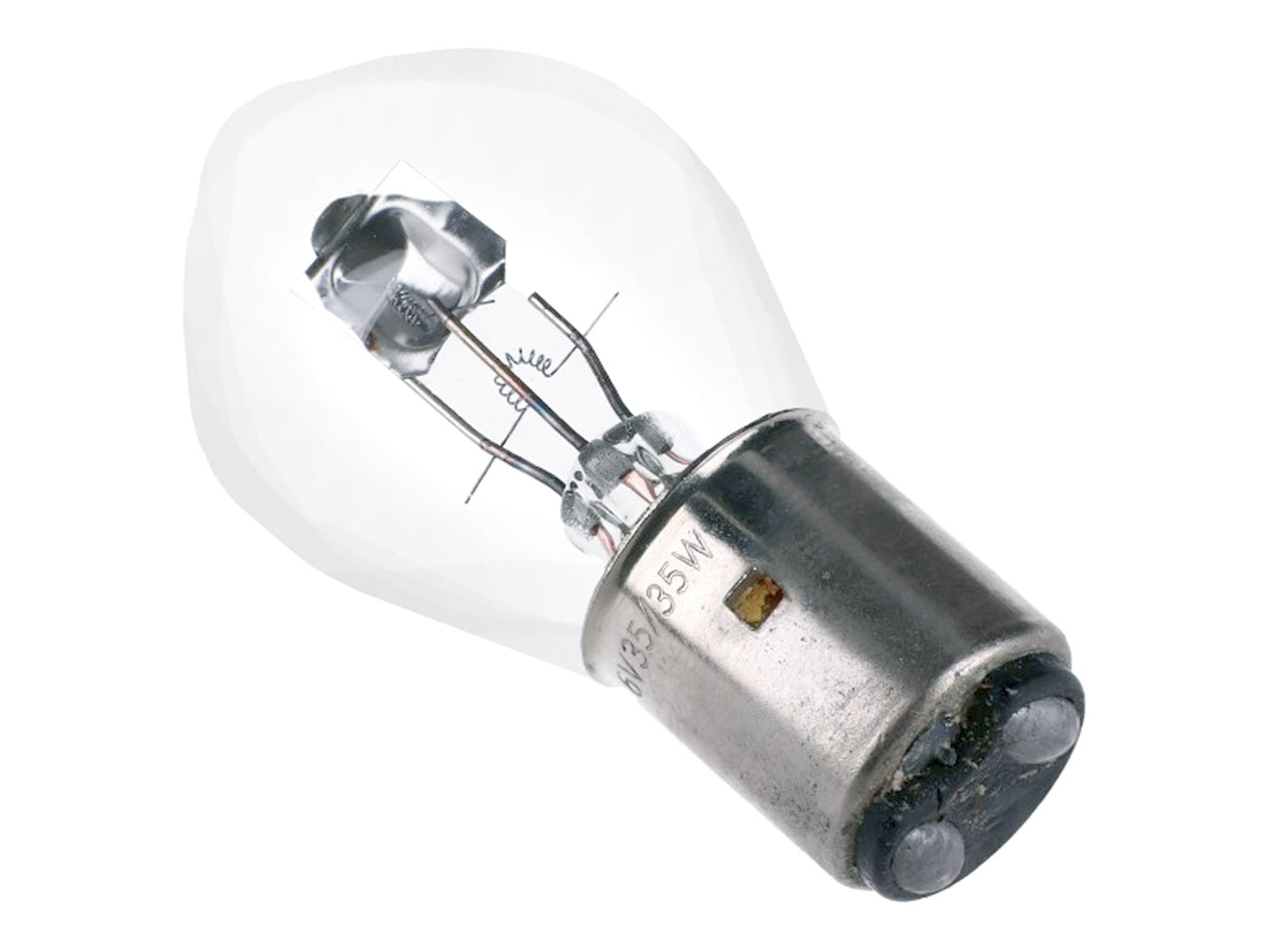 Lampa 6V-15/15W BA20D