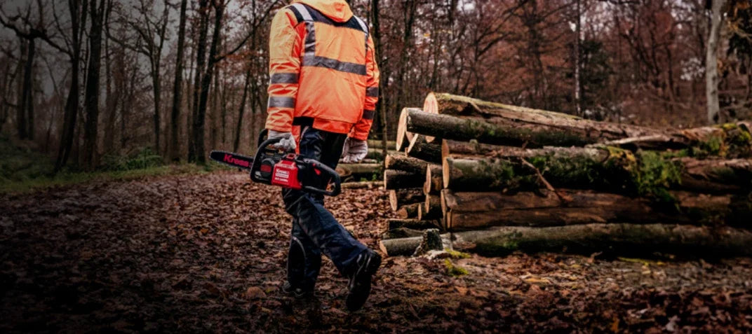 Kress 60V Commercial 40cm/16'' Motorsåg 1.8 kW Kedjehastighet 24 m/s Vikt 3,7 kg