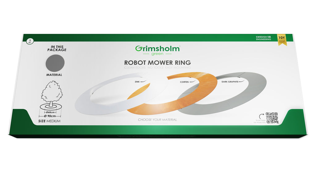 Grimsholm Robot Mower Ring 60/90cm, mörk grafit