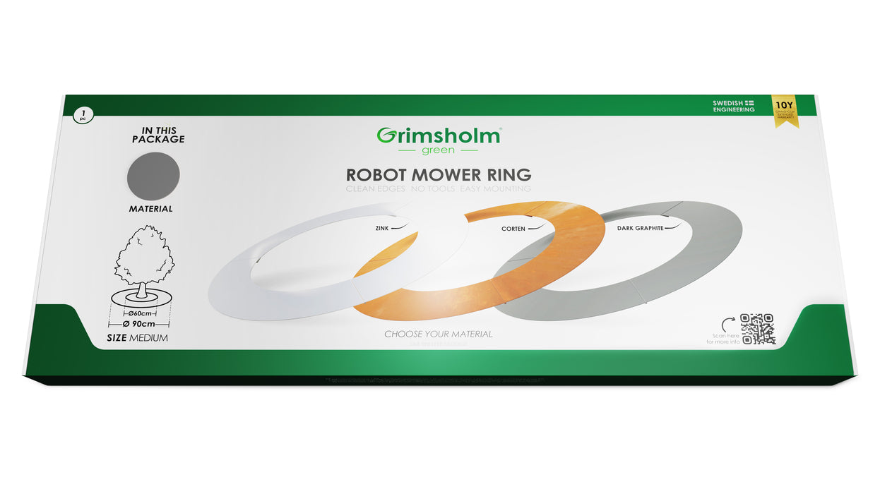 Grimsholm Robot Mower Ring 60/90cm, mörk grafit