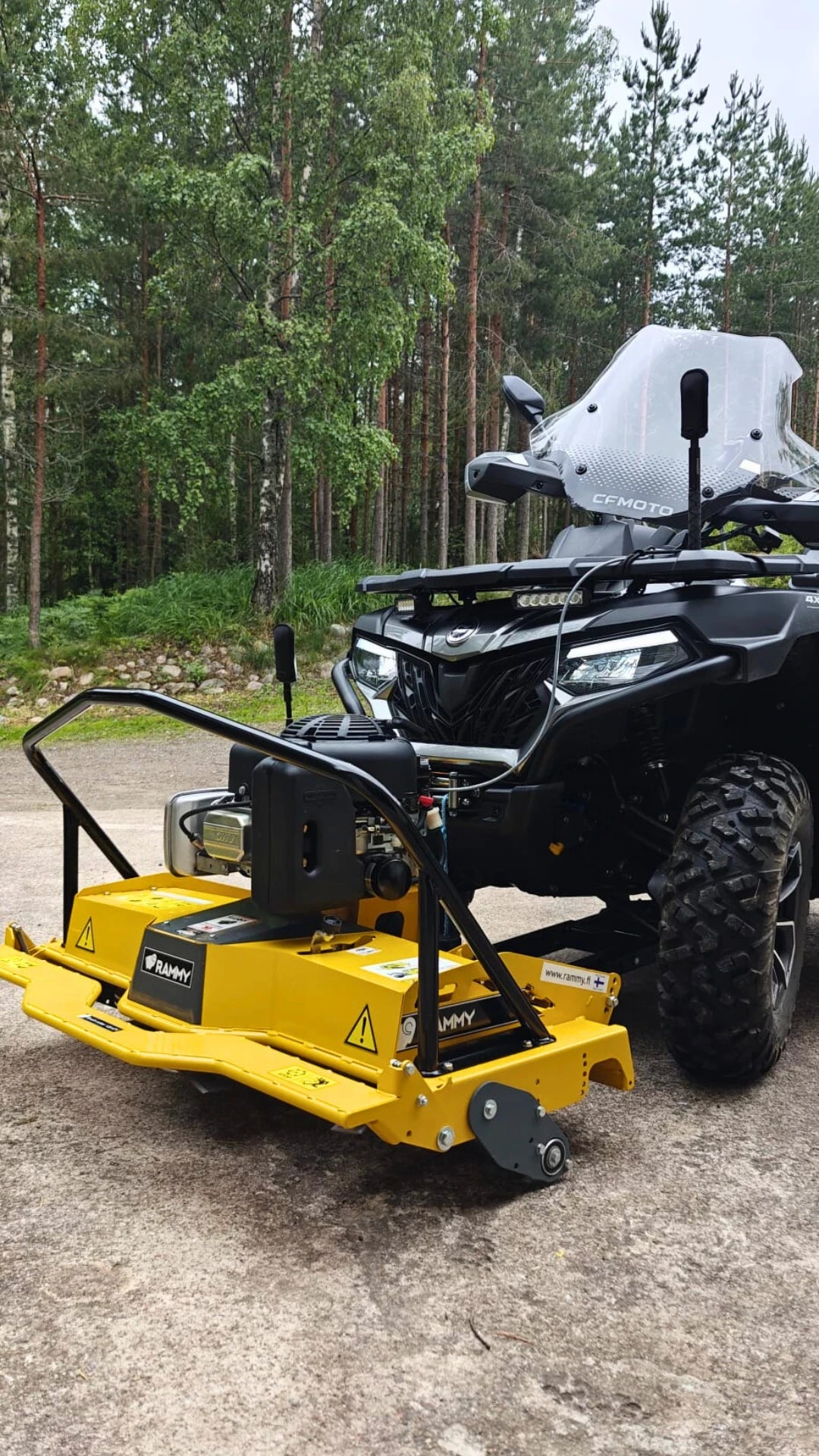 Rammy Frontmonterad Röjsåg 120 ATV PROFESSIONAL