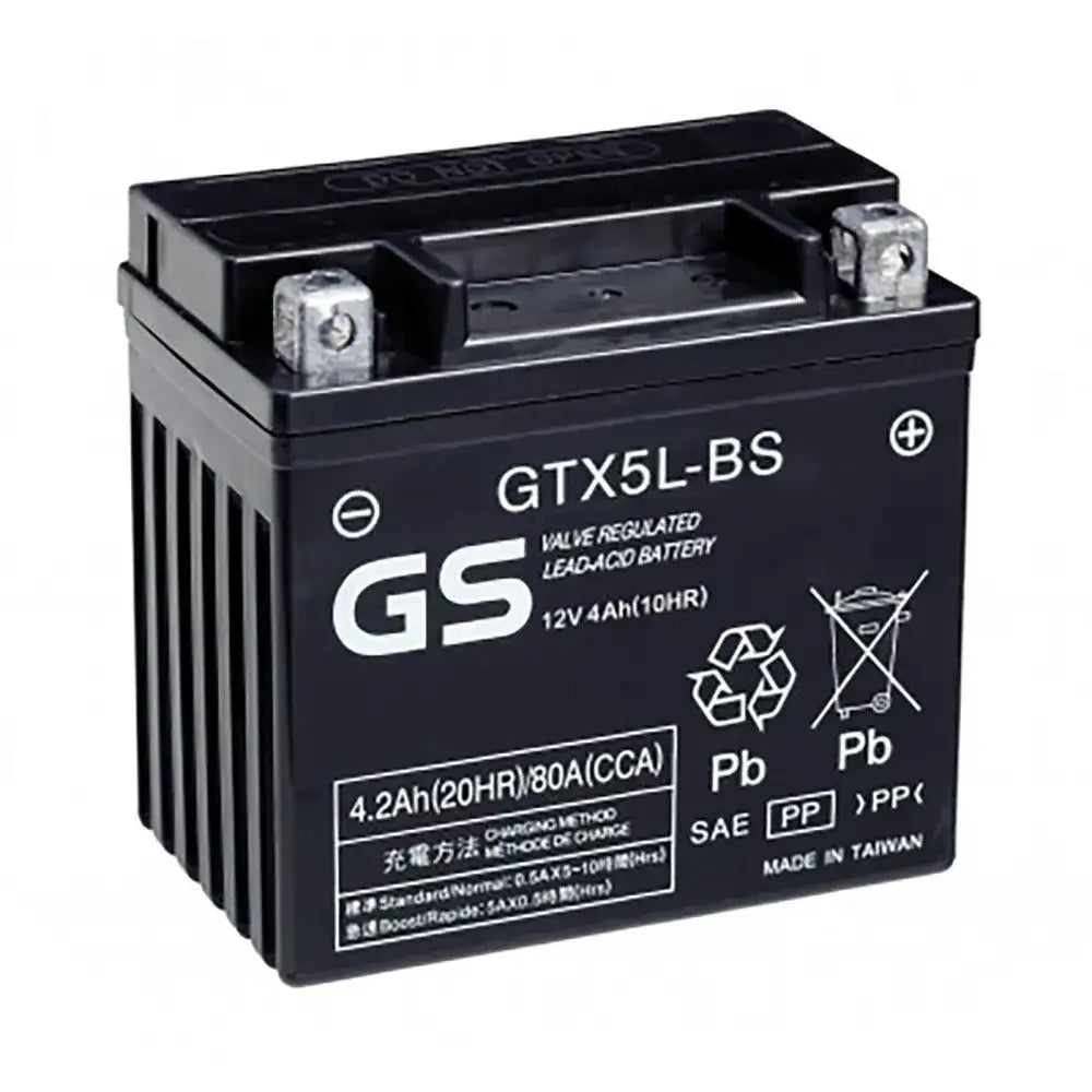 Batteri GS Gtx 5L-BS (YUASA YTX 5L-BS)