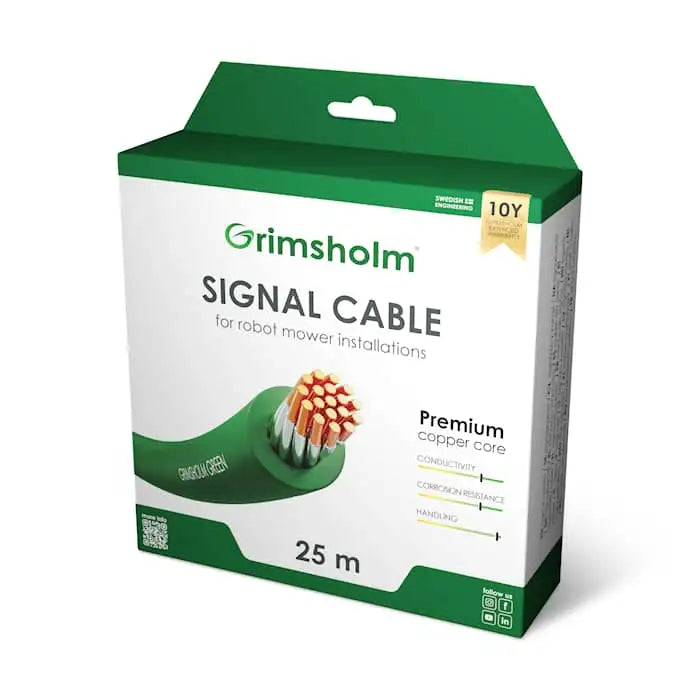 Begränsningskabel Premium (kopparkärna), 25 m