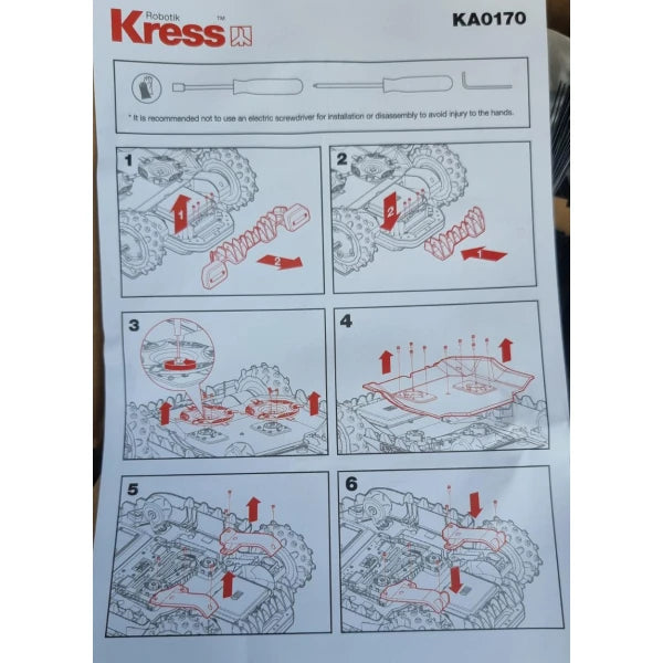 Kress Hjulborst Kit KA0170 *upgrade 2025* Mega 3-pack