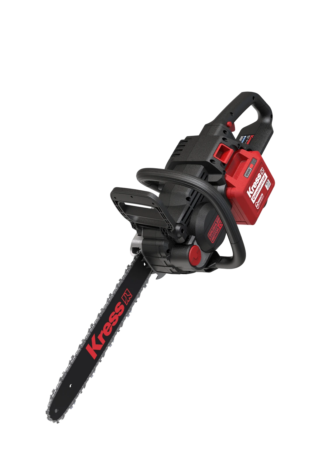 Kress 60V Commercial 40cm/16'' Motorsåg 1.8 kW Kedjehastighet 24 m/s Vikt 3,7 kg