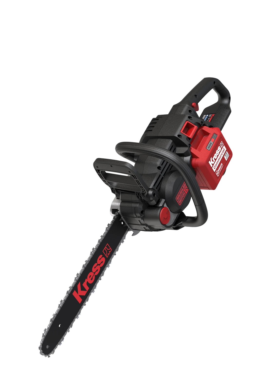 Kress 60V Commercial 40cm/16'' Motorsåg 1.8 kW Kedjehastighet 24 m/s Vikt 3,7 kg
