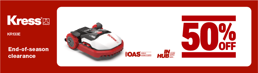 Kress Mega KR133E rec 3000m² max 4400m² + OAS - Robotic lawnmower