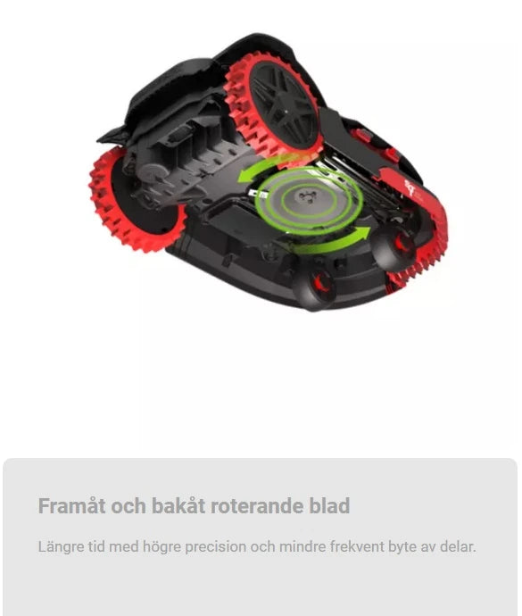 Kress Mission KR122E rek 1500m² max 2000m² + OAS Robotgräsklippare