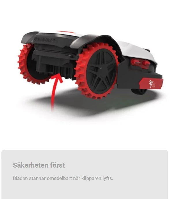 Kress Mission KR122E rek 1500m² max 2000m² + OAS Robotgräsklippare