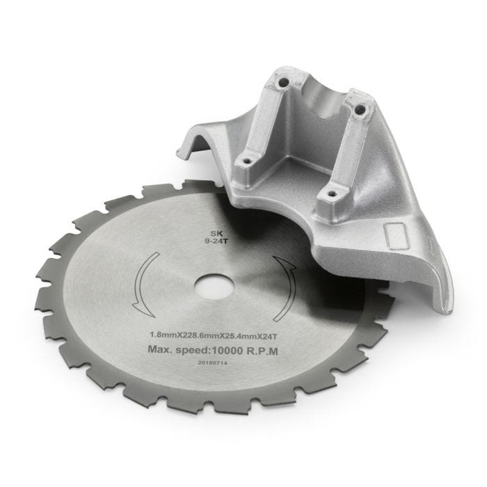 Kit Röjsågsklinga 24T + skydd 1911-9258-01 Tillbehör till grästrimmer - gräsröjare - KIT SÅGKLINGA 24T + SKYDD S