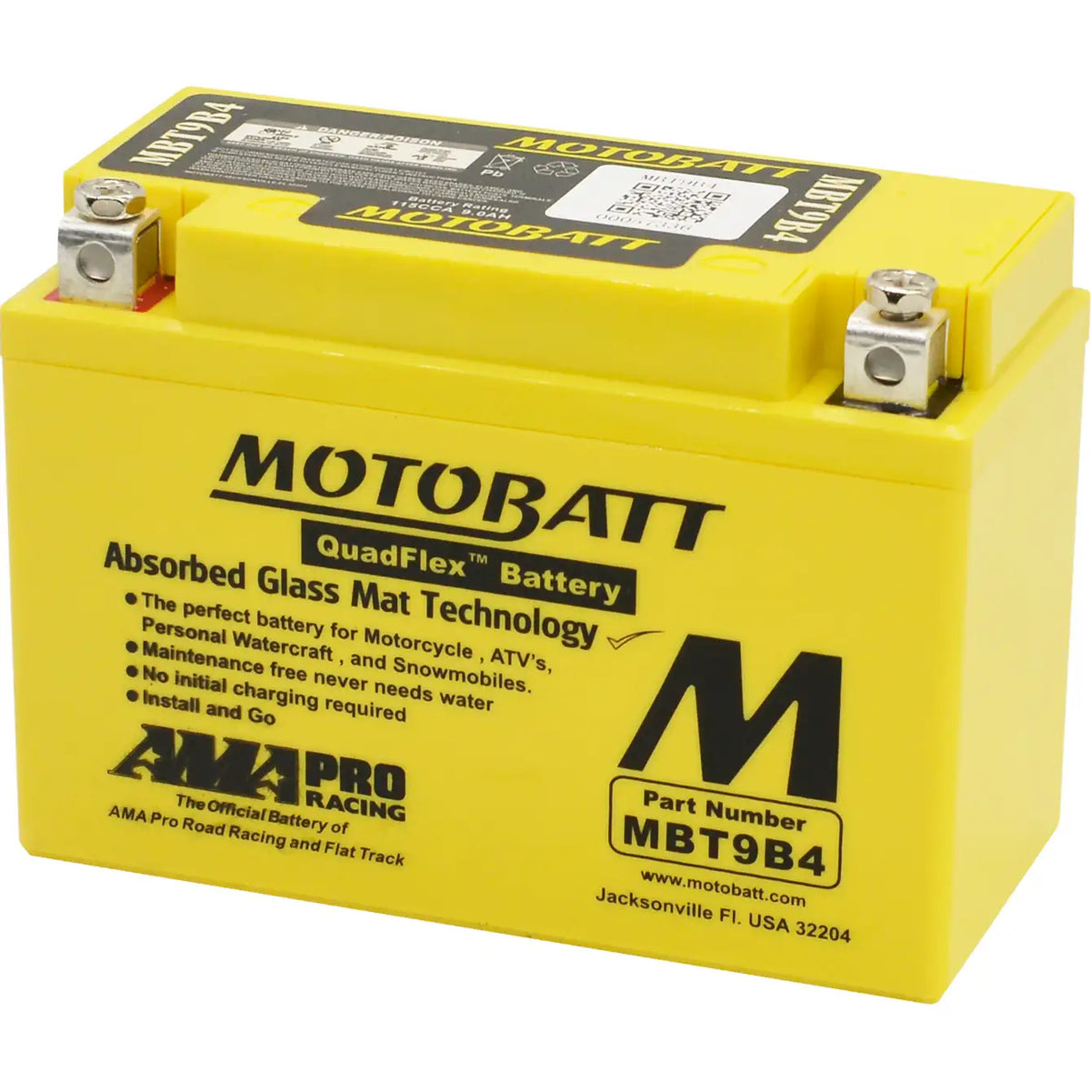MOTOBATT batteri MBT9B4 Factory sealed