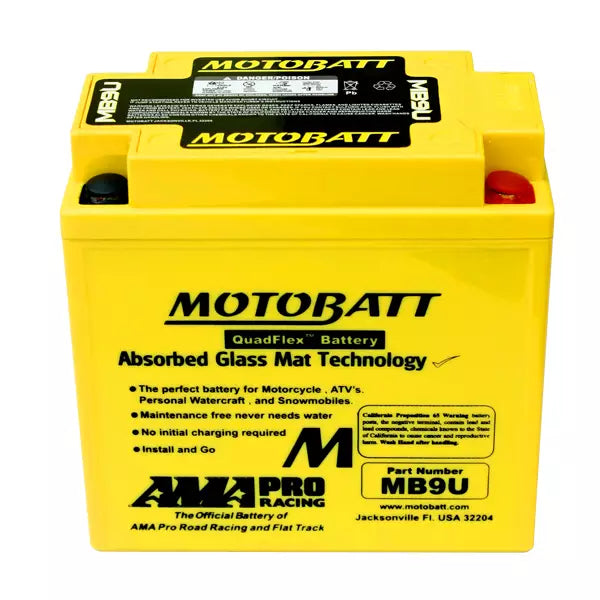 MOTOBATT battery MB9U Factory sealed