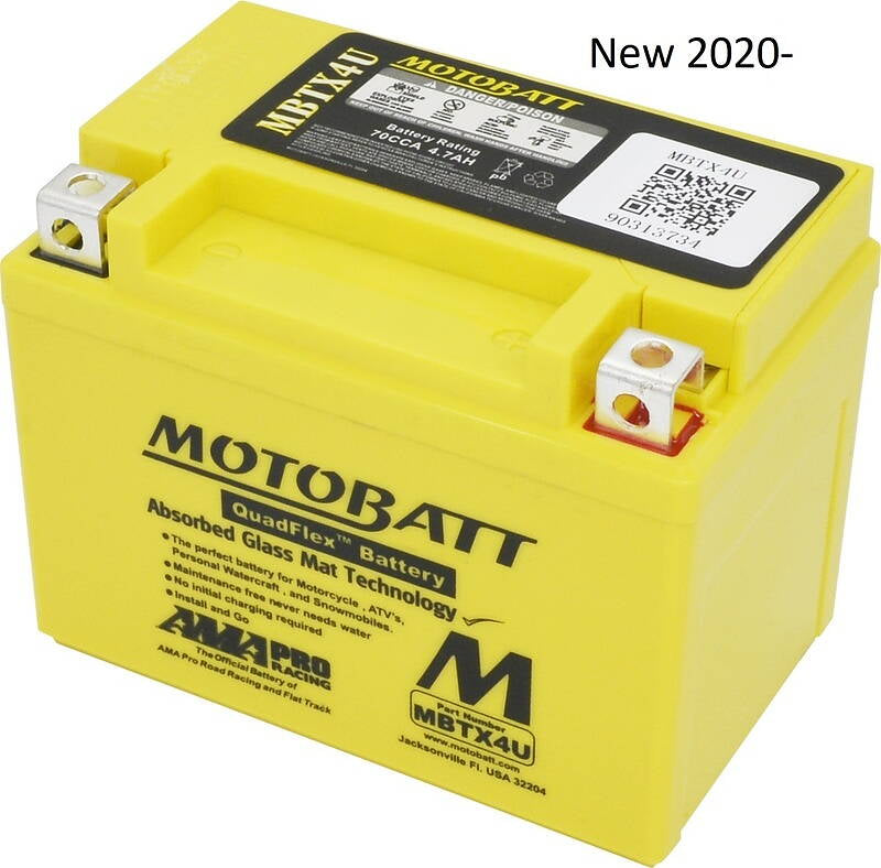 MOTOBATT battery MBTX4U Factory sealed