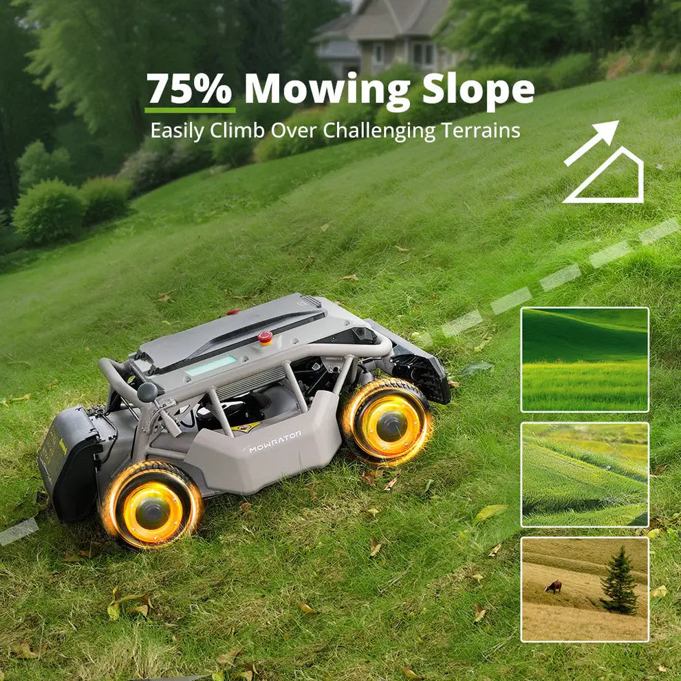 Mowrator S1 ruffklippare fjärrstyrd robotgräsklippare släntklippare