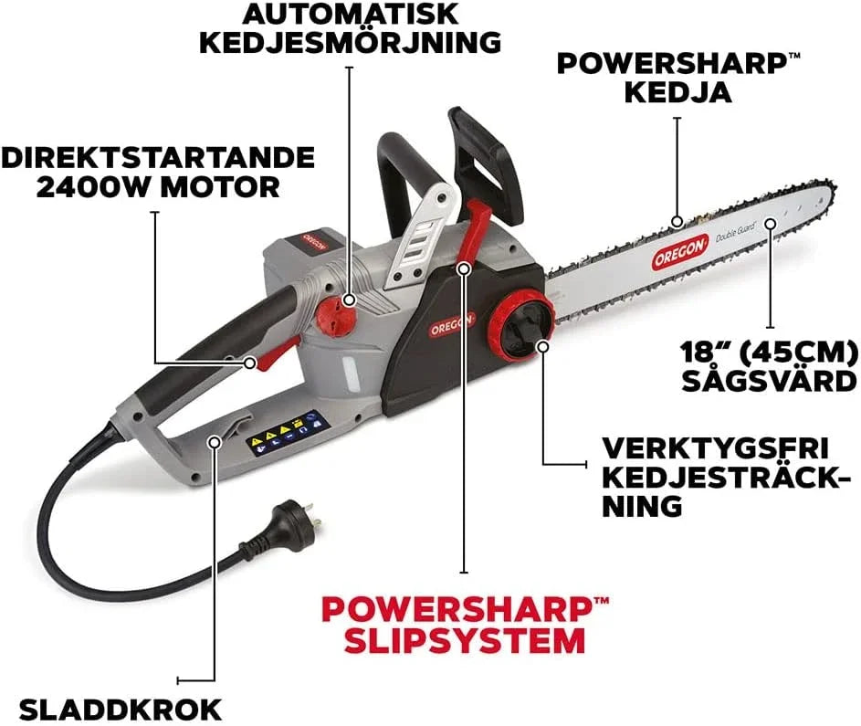 Oregon CS1500 Self-Sharpening Chainsaw 2400W