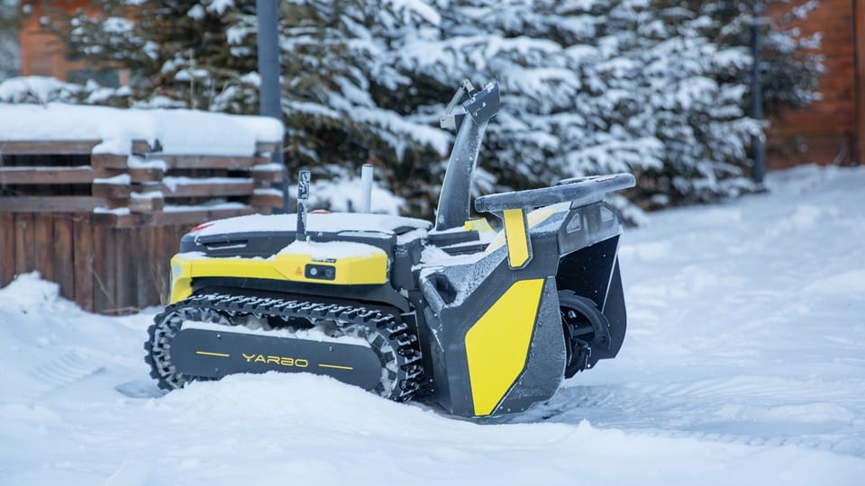 Yarbo robotenhet + S1 2-stegs Snöslunga
