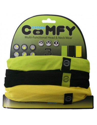 Oxford Comfy Green/BLK/Yellow 3-pack