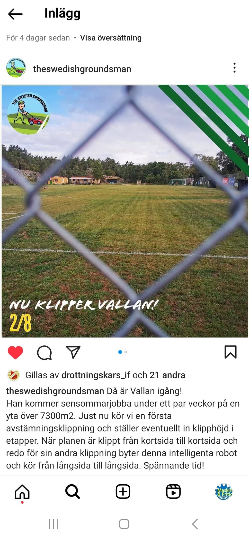 Kress RTK Mission 2000m² KR172E.A + OAS Kabelfri robotgräskl
