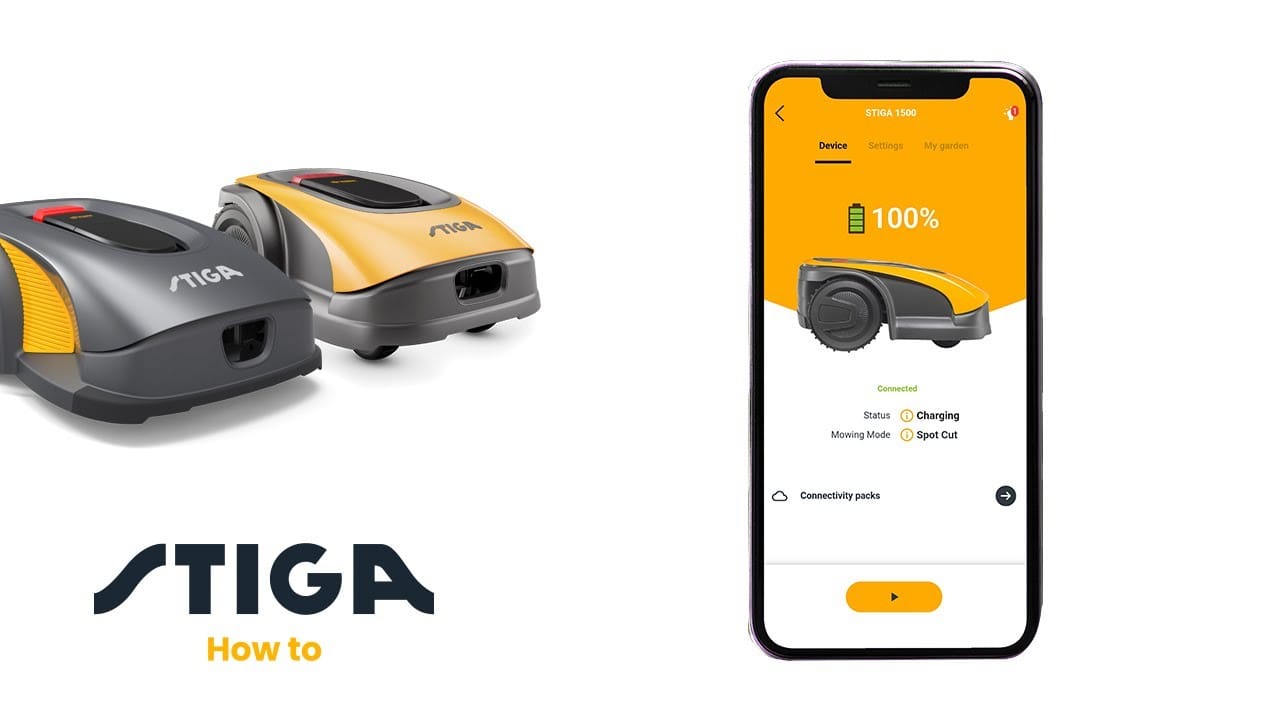 Stiga A 300m² Kabelfri Robotgräsklippare