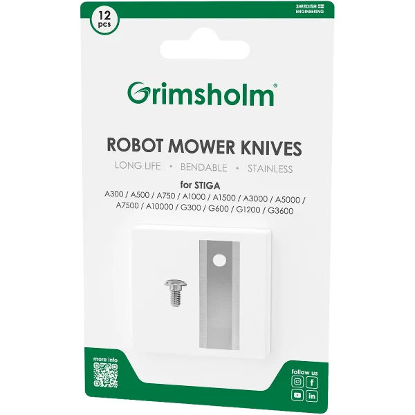 Knivar till Stiga A & G, 12-pack – produktbild 1